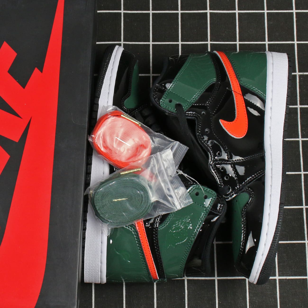 Jordan 1 Retro High SoleFly Art Basel Black Replica