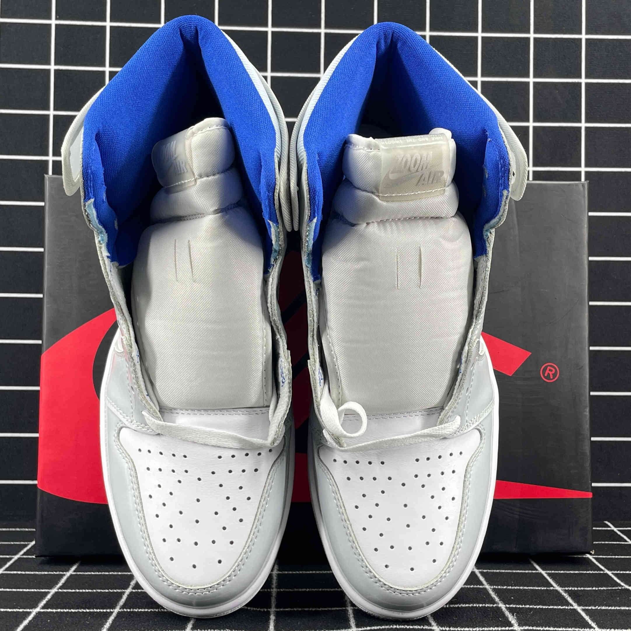 Jordan 1 Retro High Zoom White Racer Blue Replica