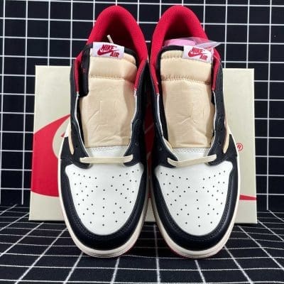 Travis Scott x Air Jordan 1 TS White Black University Red Replica