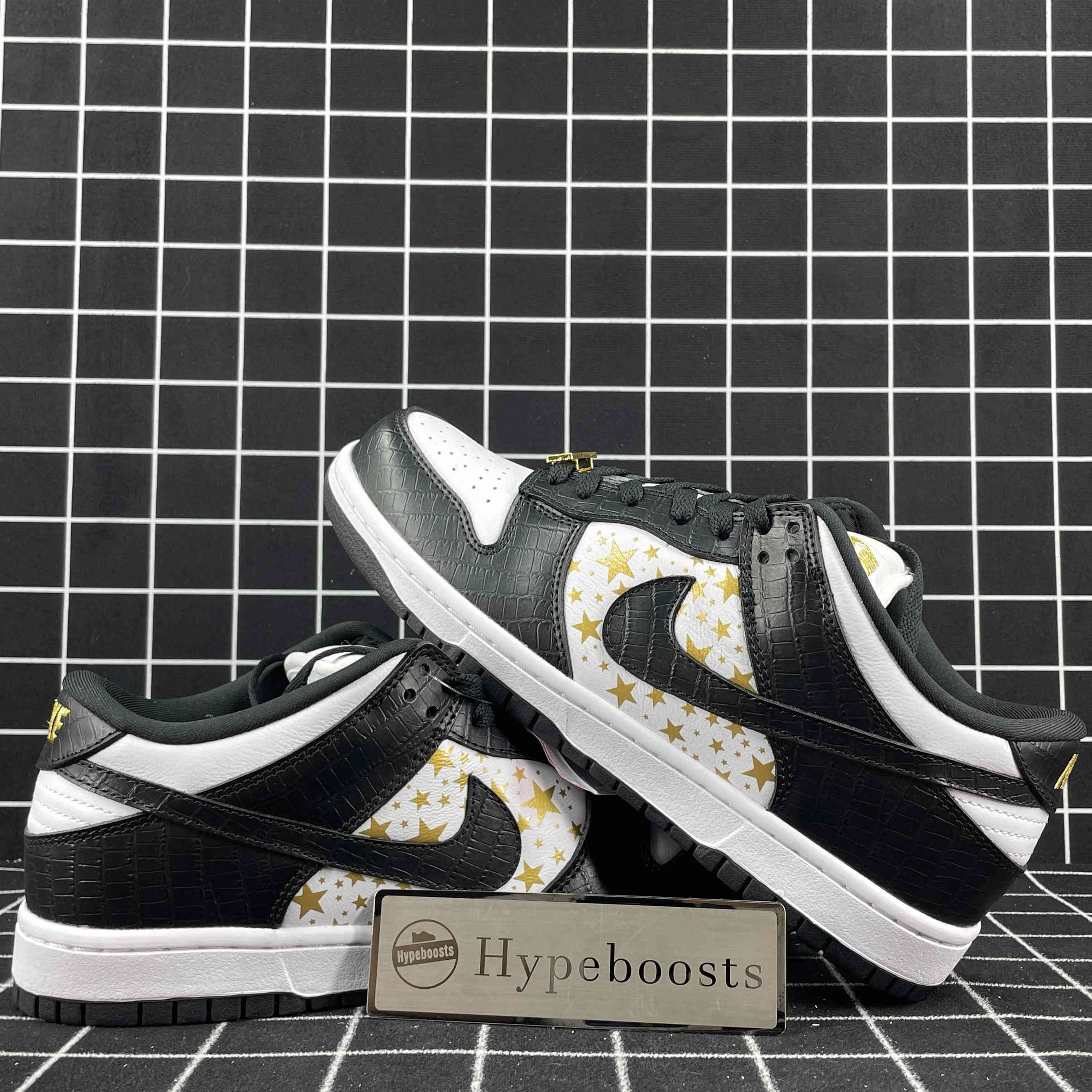 S*pre x dunk low og sb qs black replica