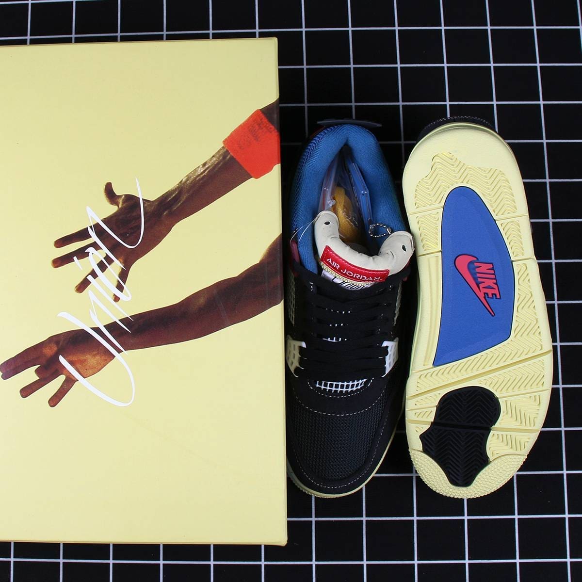 Jordan 4 Retro Union Off Noir Replica