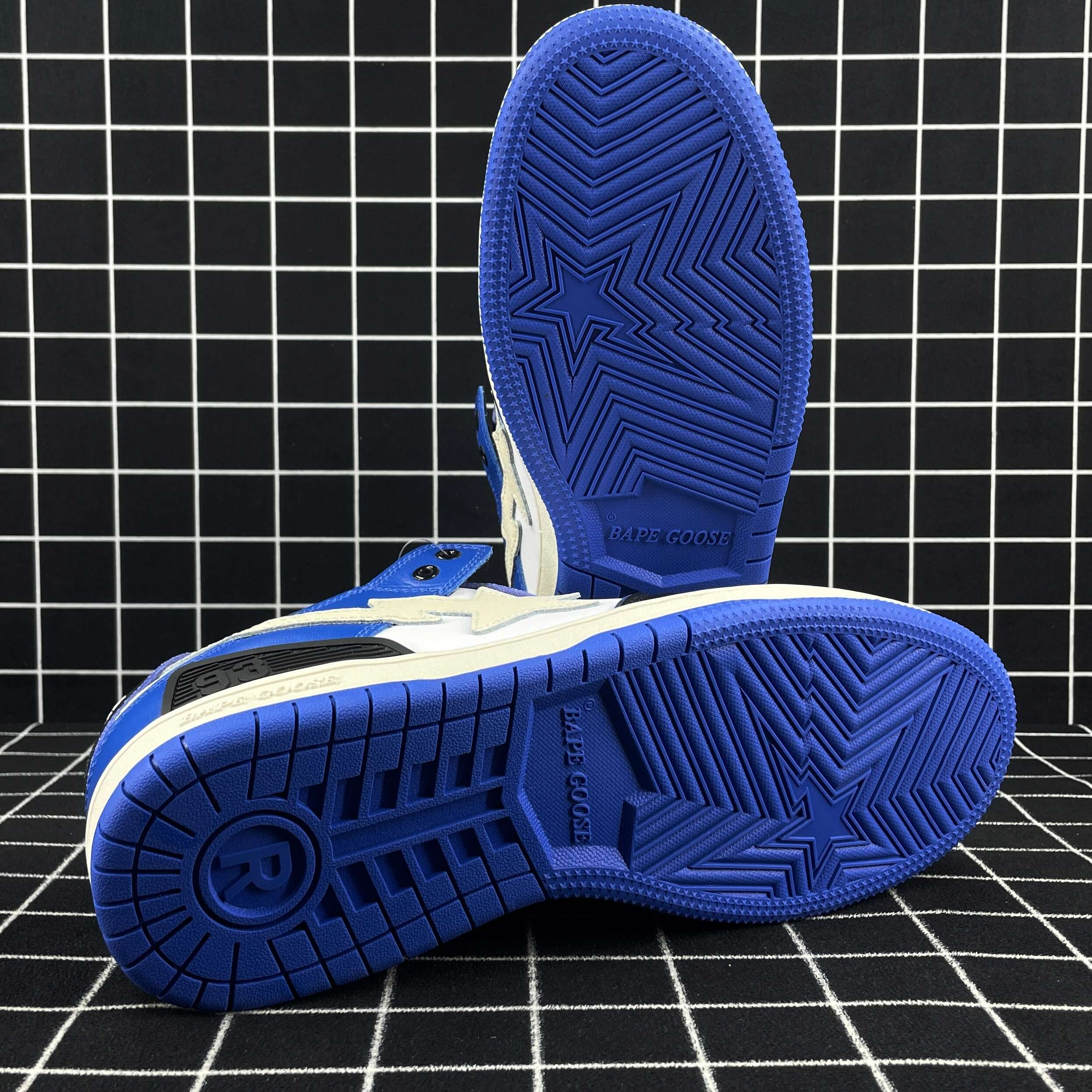 A Bathing Ape Bape Sk8 Sta White Blue Replica