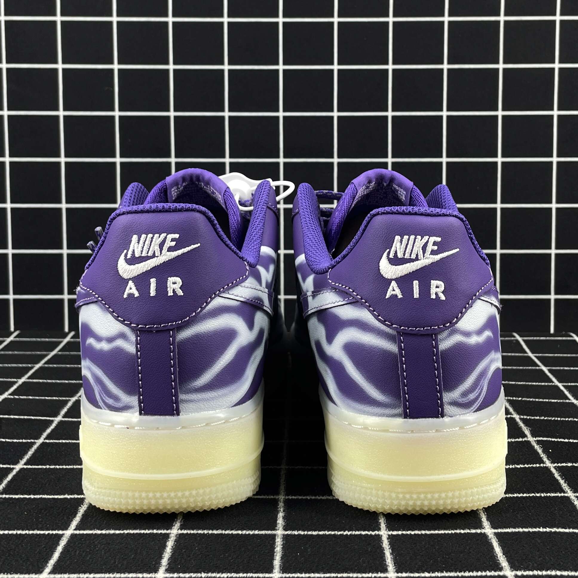 Air Force 1 Low Purple Skeleton Replica
