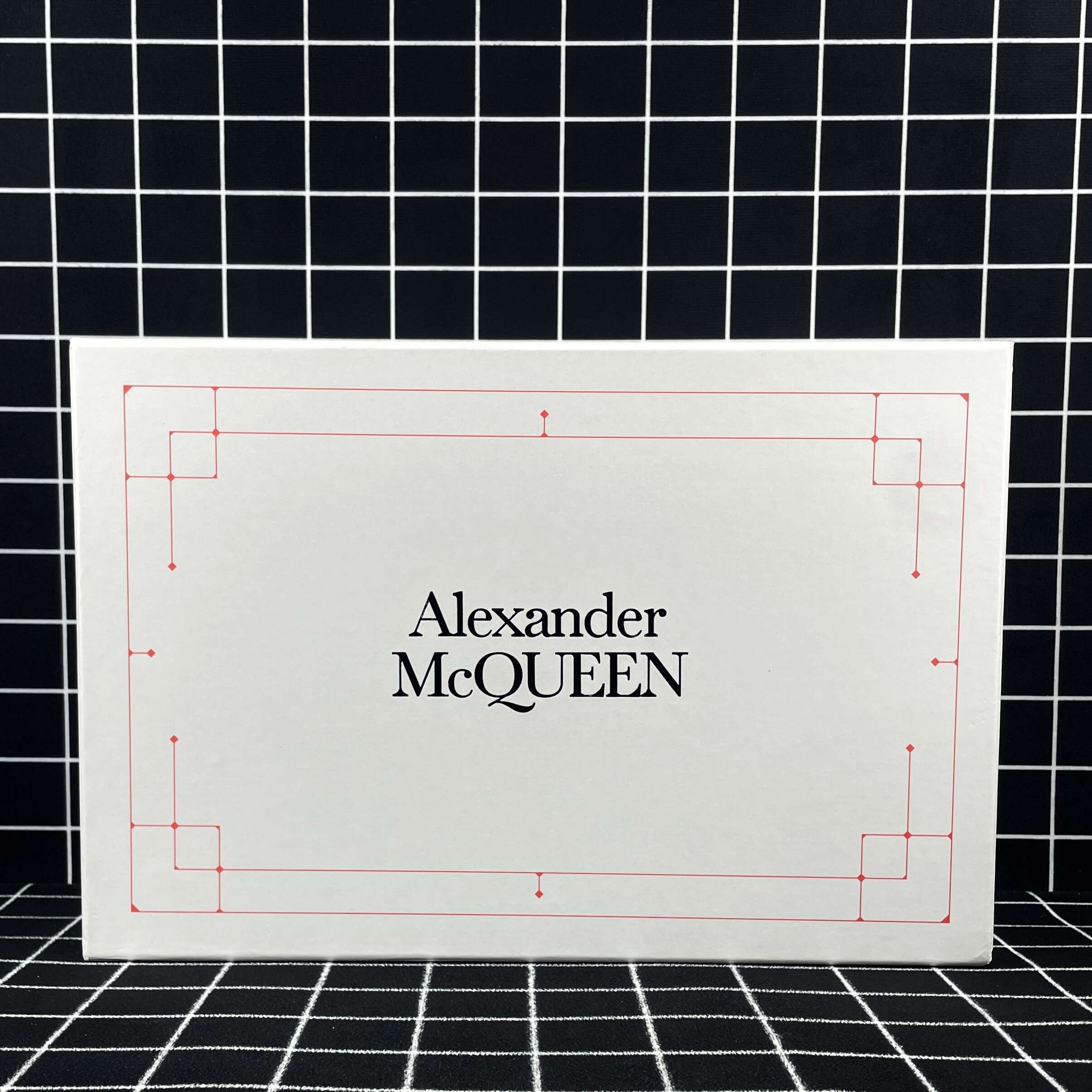 Alexander McQueen Oversized Sneaker Black Smooth Calf Leather with Black Sole Replica