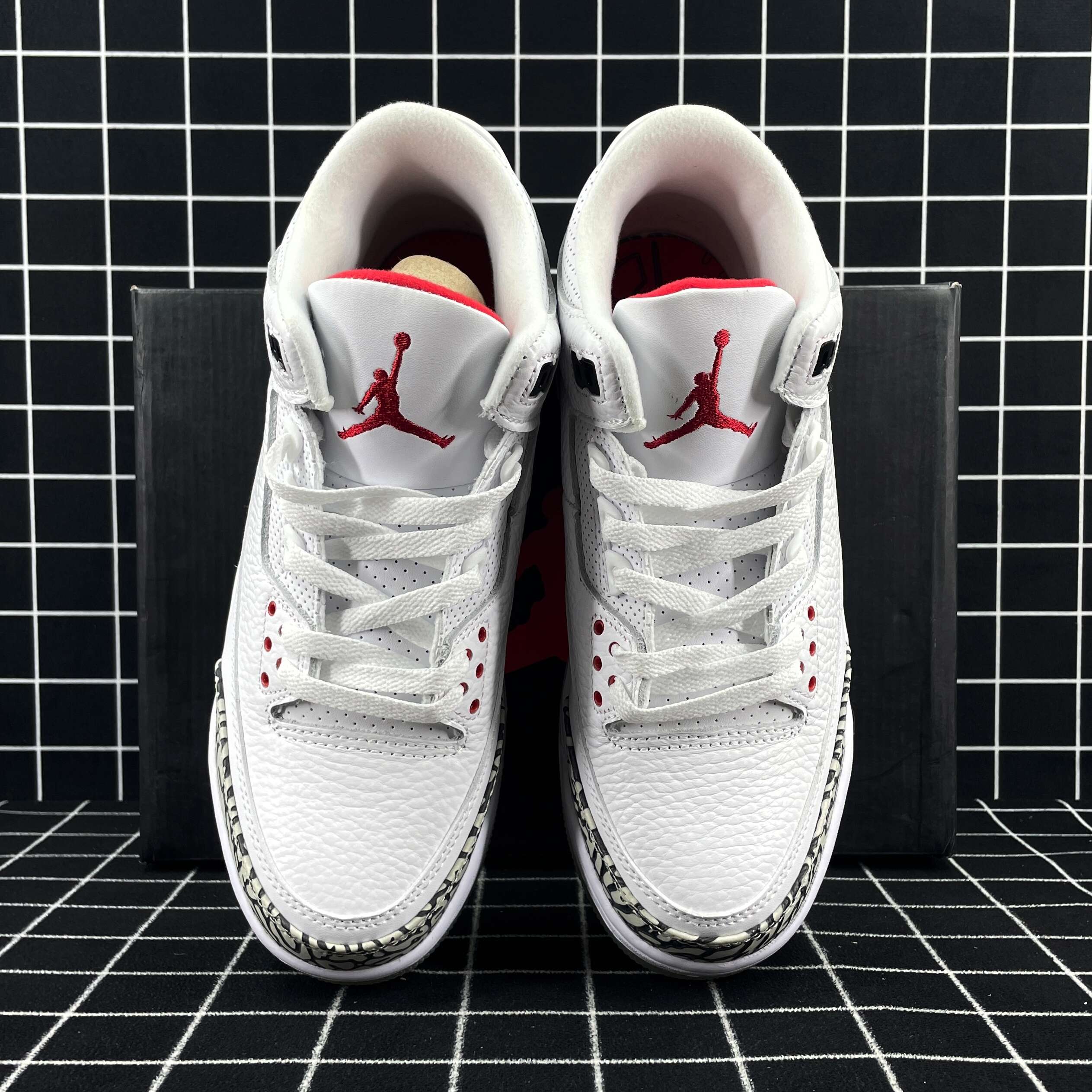 Jordan 3 Retro Free Throw Line White Cement Replica