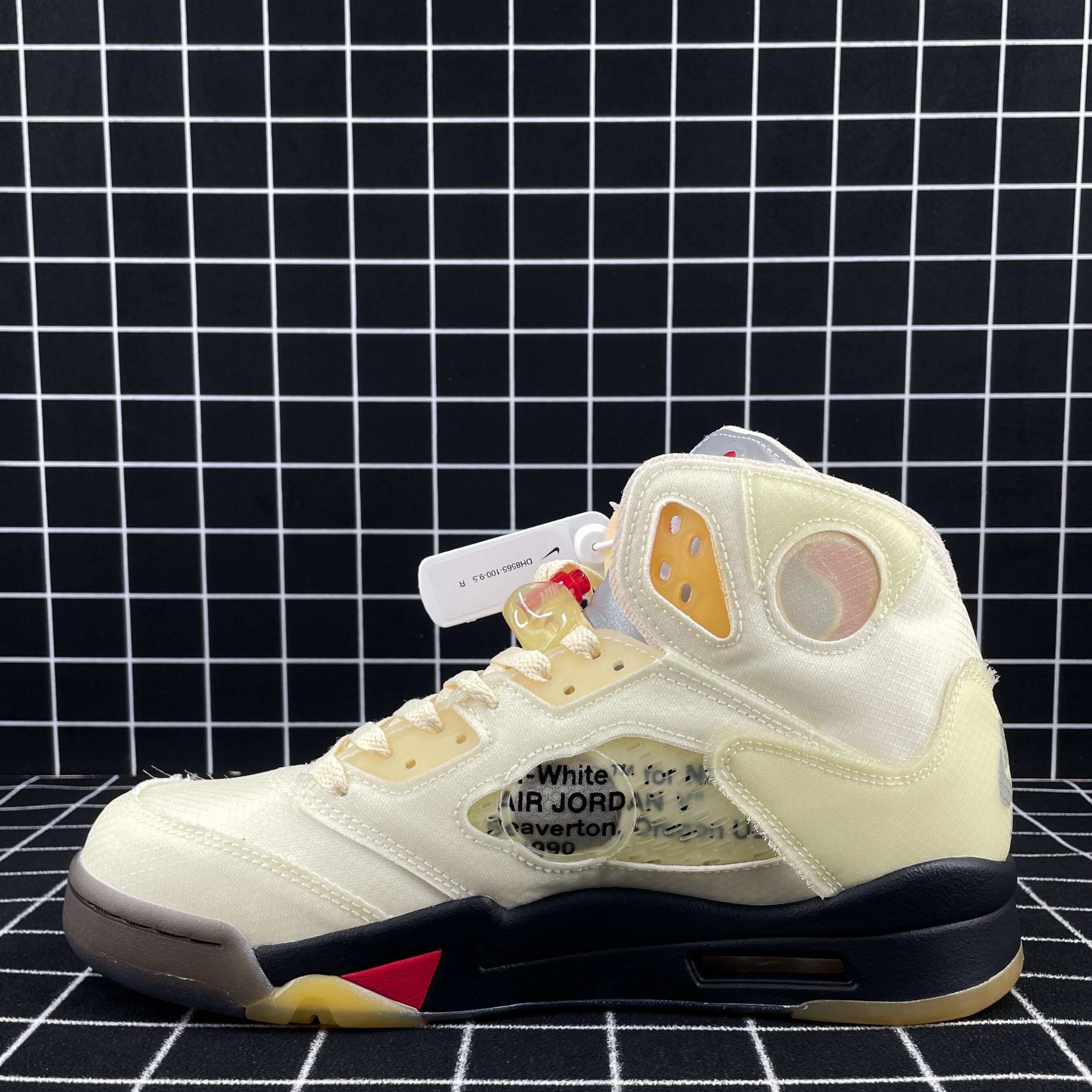 Jordan 5 Retro White Sail Replica