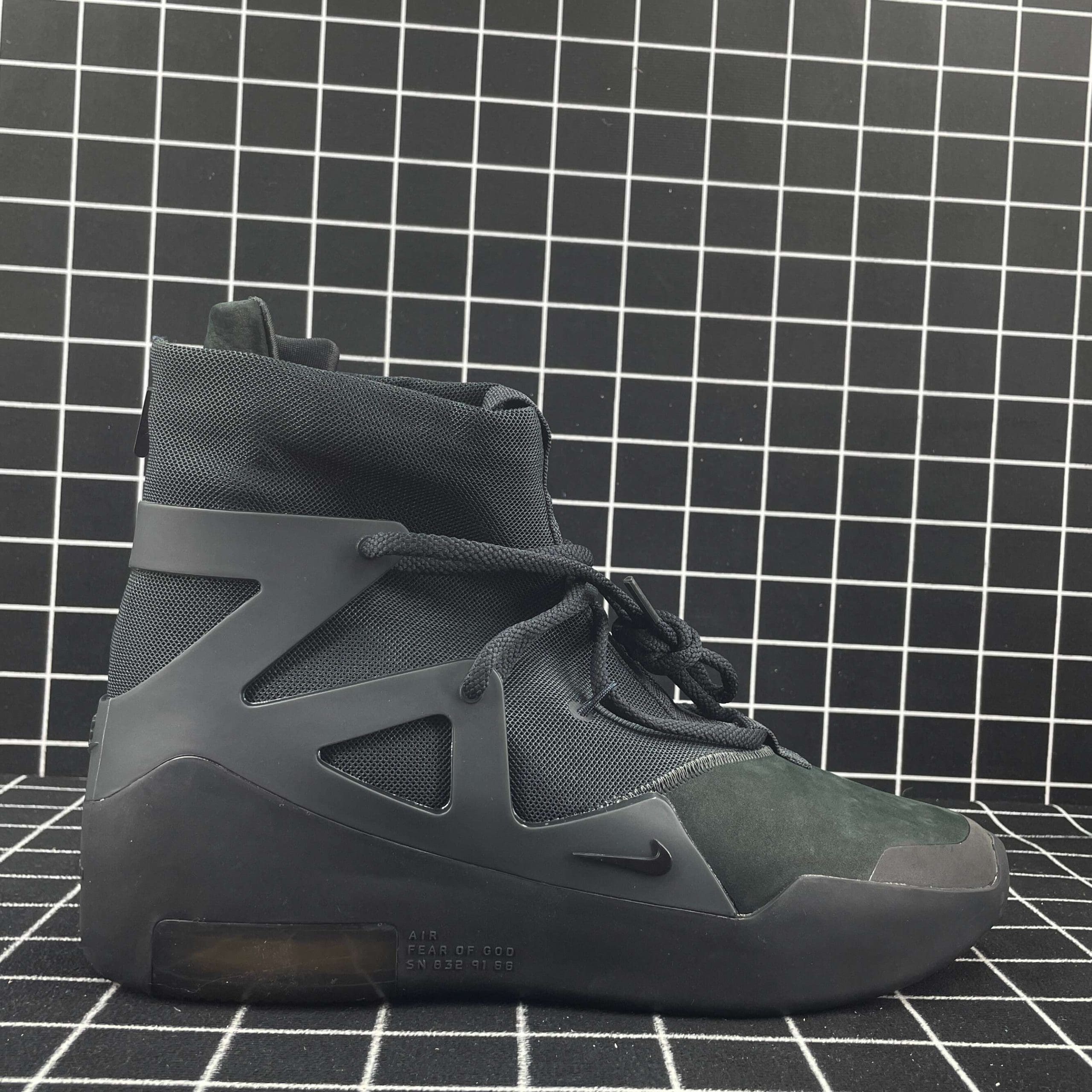 Nike Air Fear of God 1 Triple Black Replica