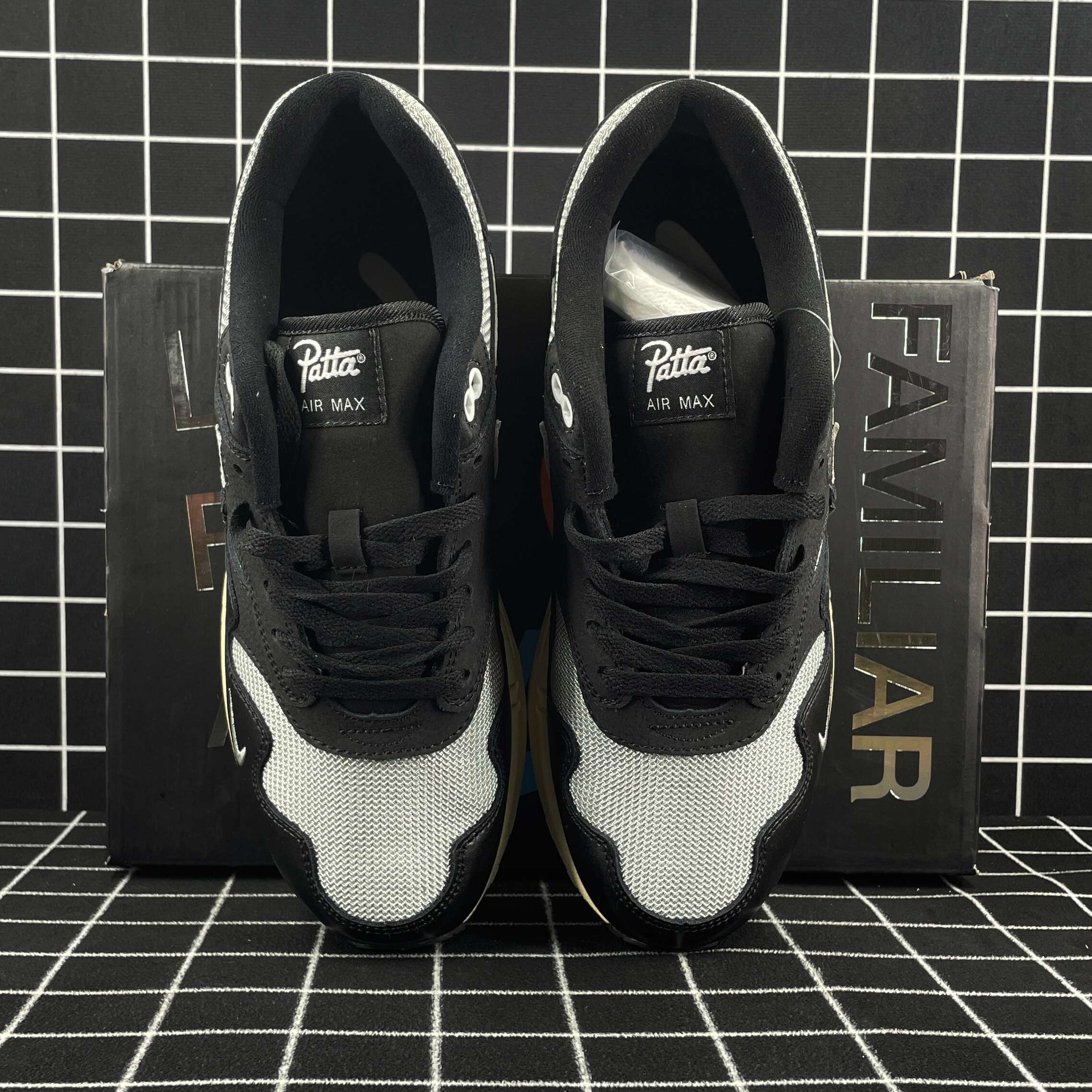 Nike Air Max 1 Patta Waves Black (without Bracelet) Replica