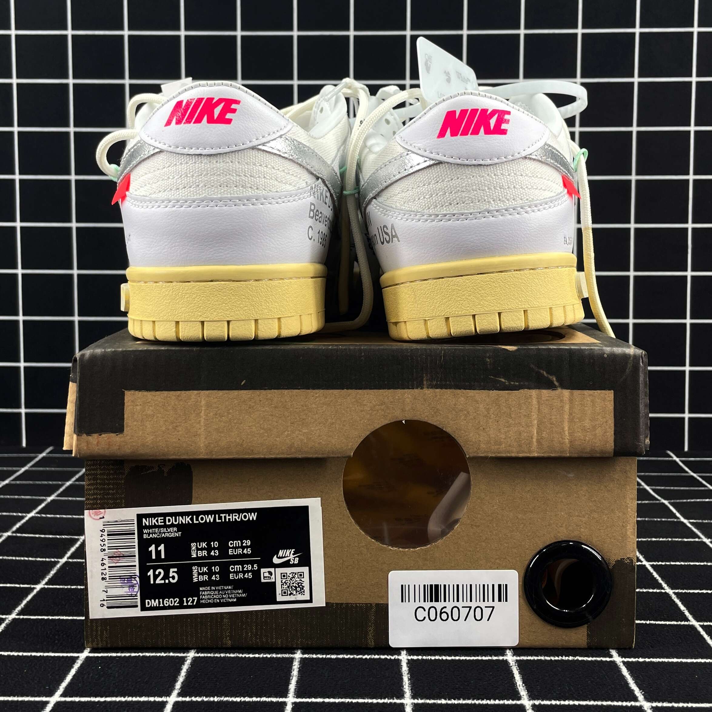 Nike Dunk Low White Lot 1 Replica