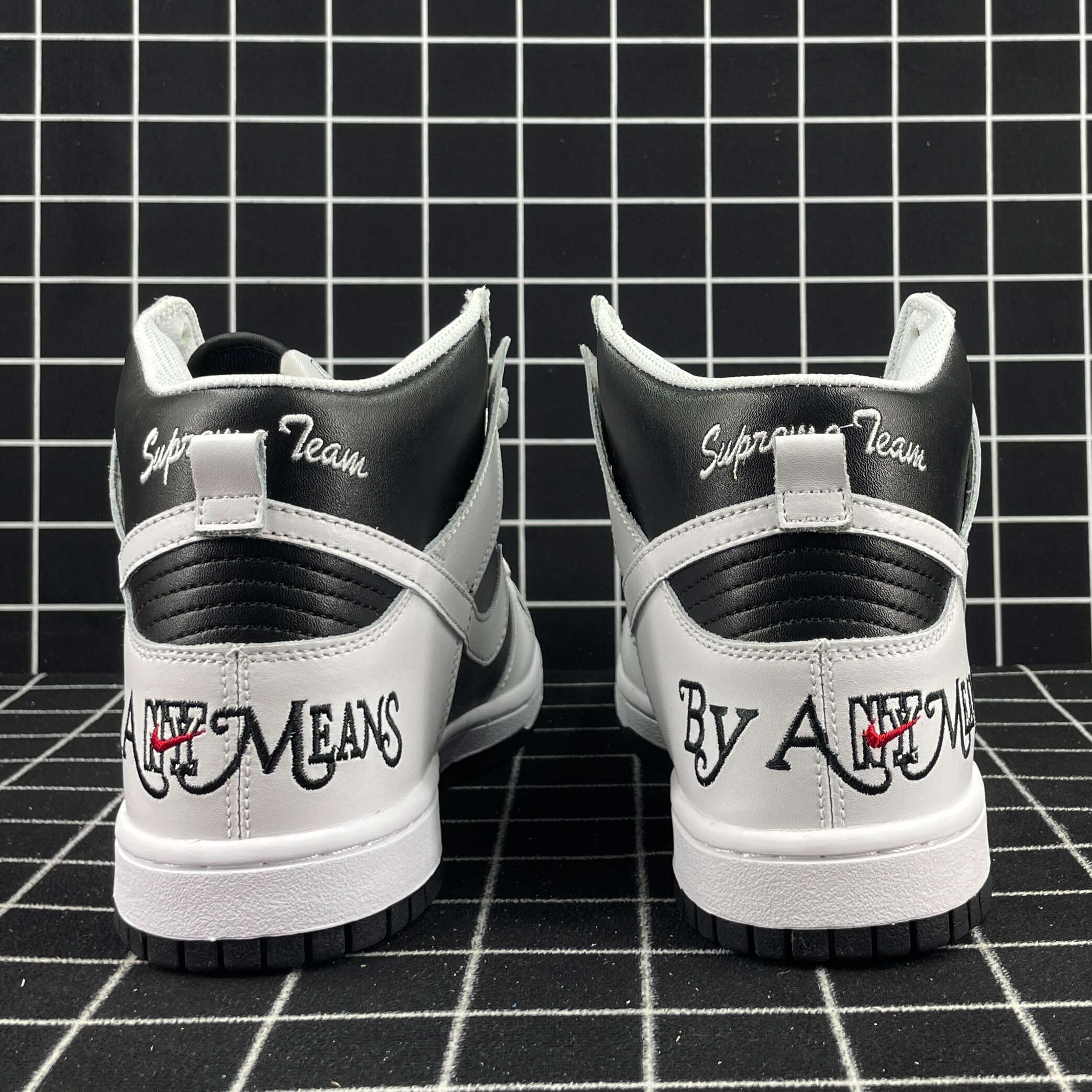 nike sb dunk high “S*pre by any means” black replica