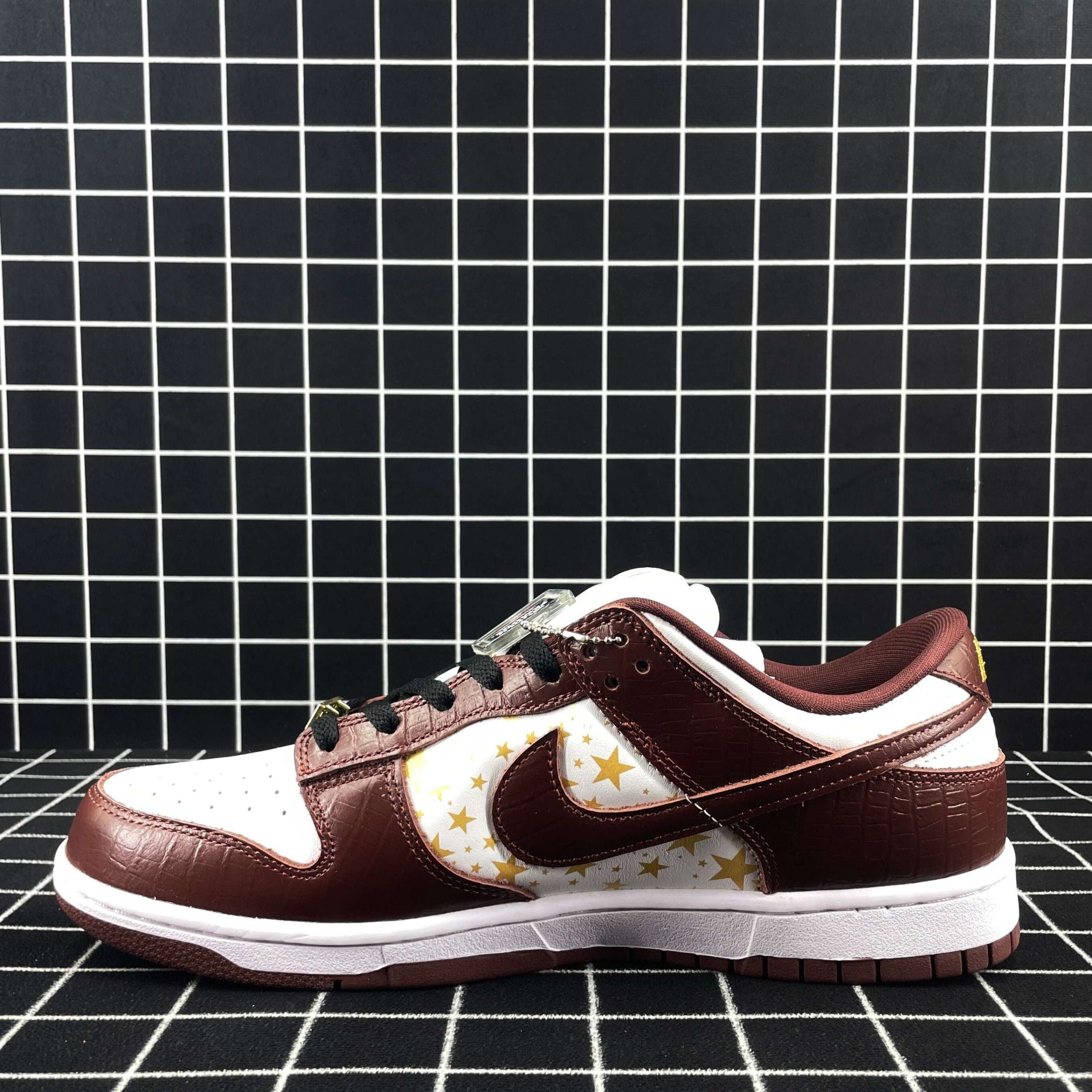 S*pre x dunk low og sb qs barkroot brown replica