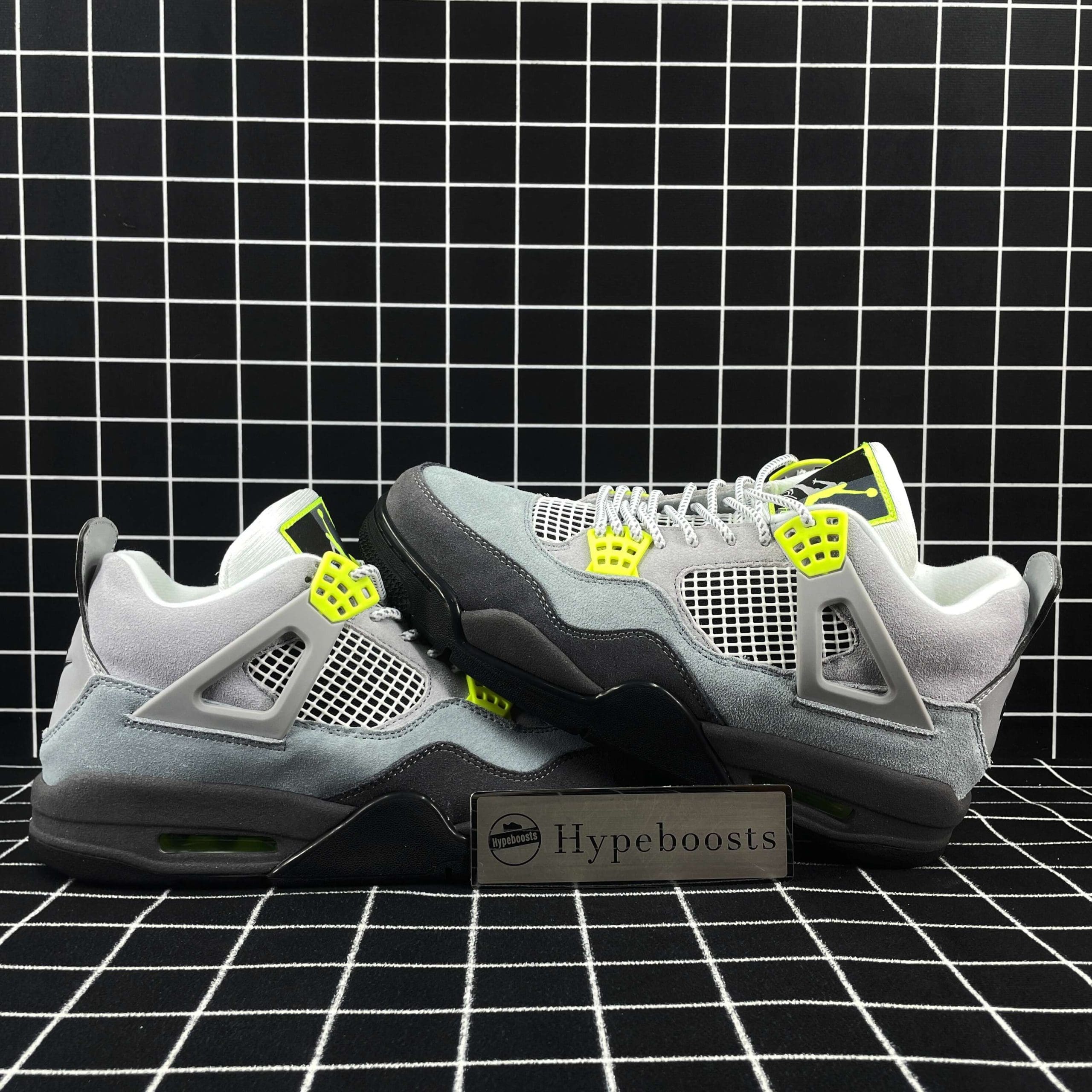 Air Jordan 4 Retro SE GS Neon 95 Replica