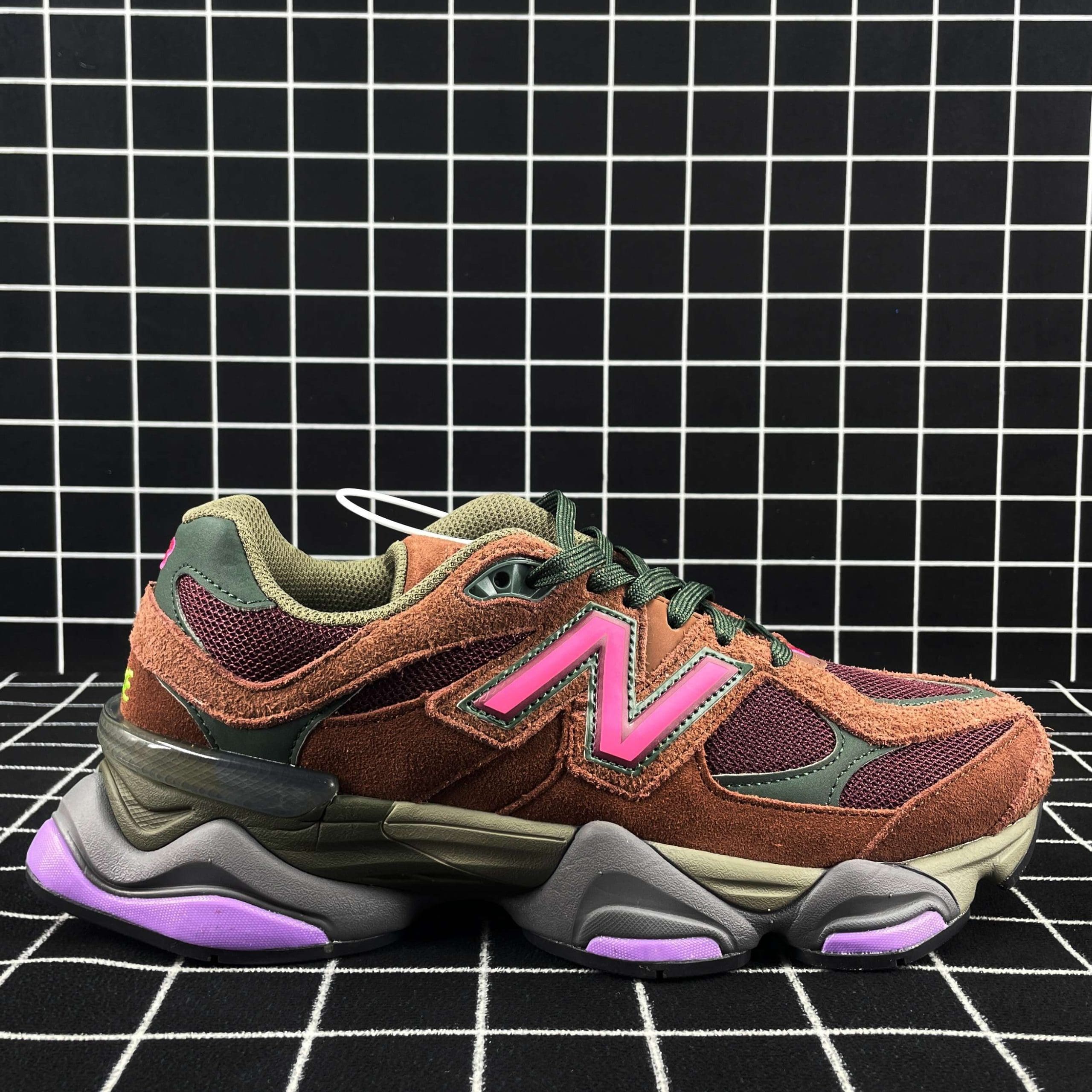 New Balance 9060 Burgundy Pink Replica