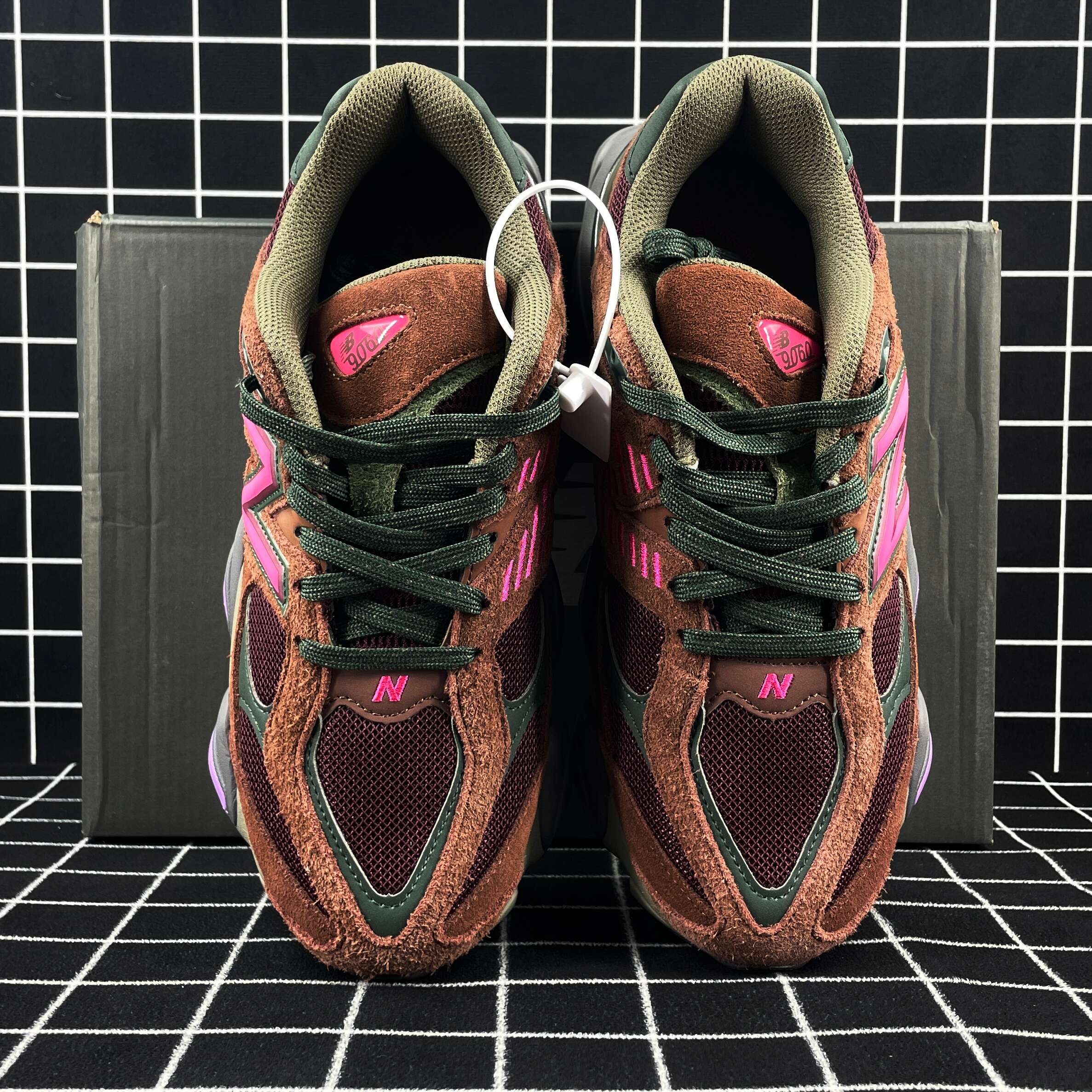 New Balance 9060 Burgundy Pink Replica