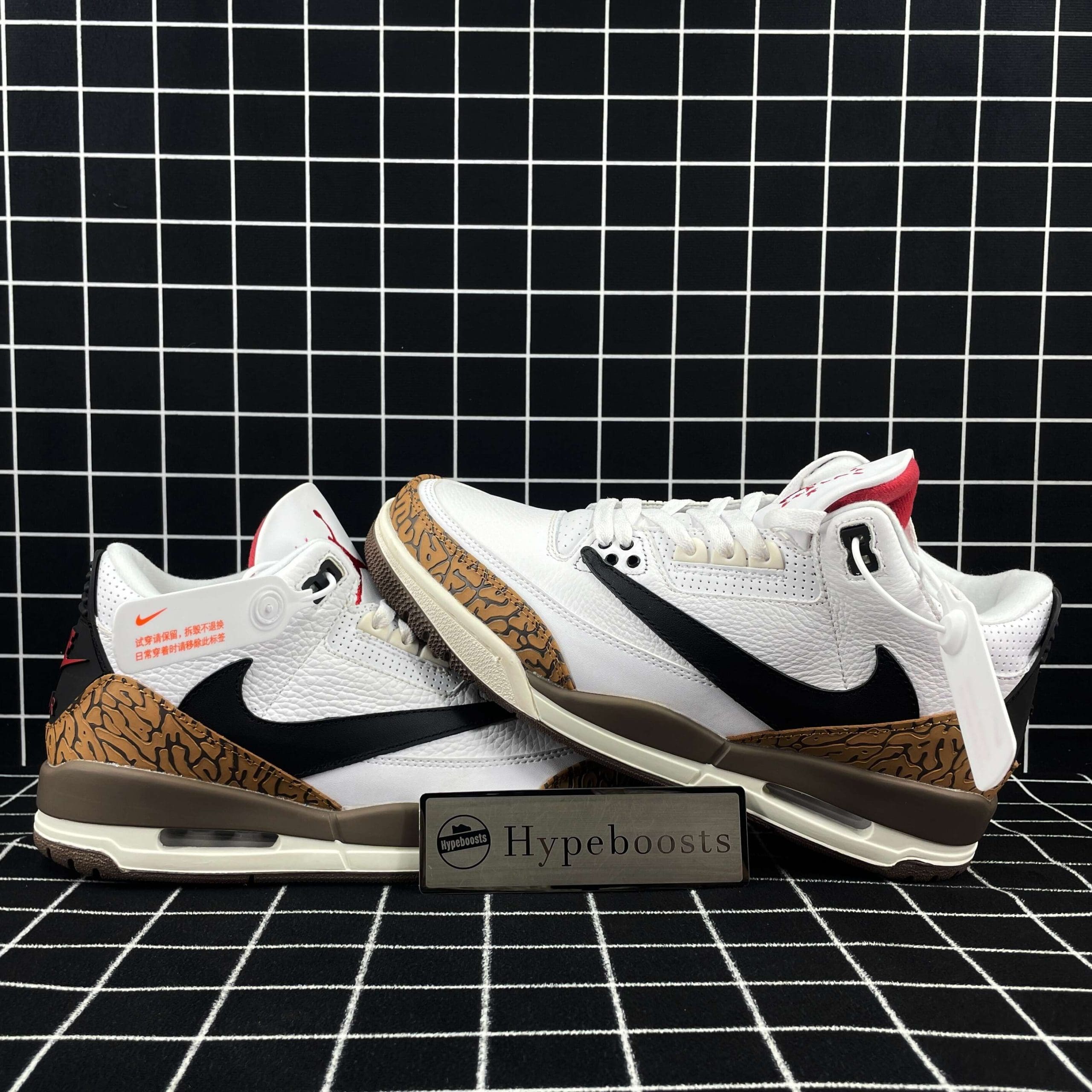 Travis Scott x Air Jordan 3 Palomino Replica