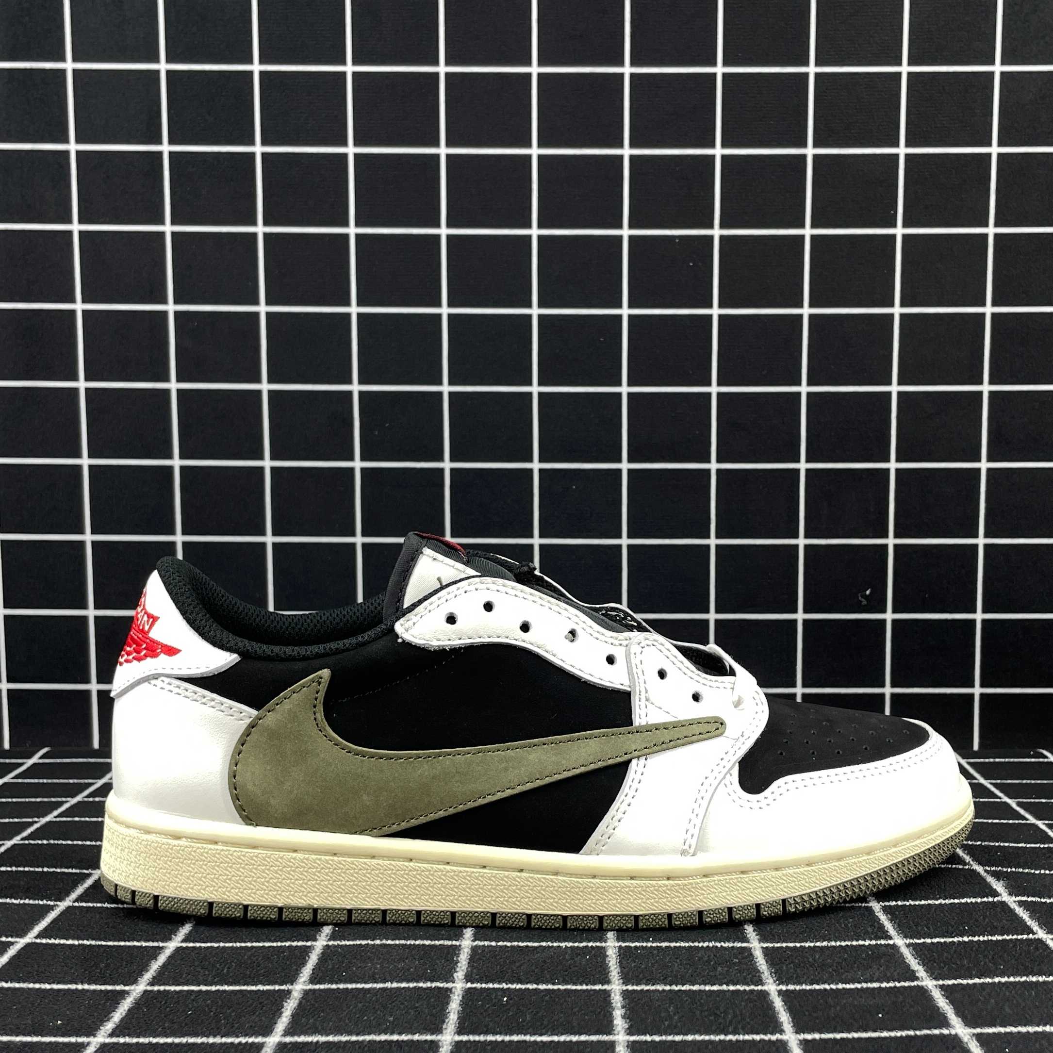 Jordan 1 Retro Low OG SP Travis Scott Olive Replica