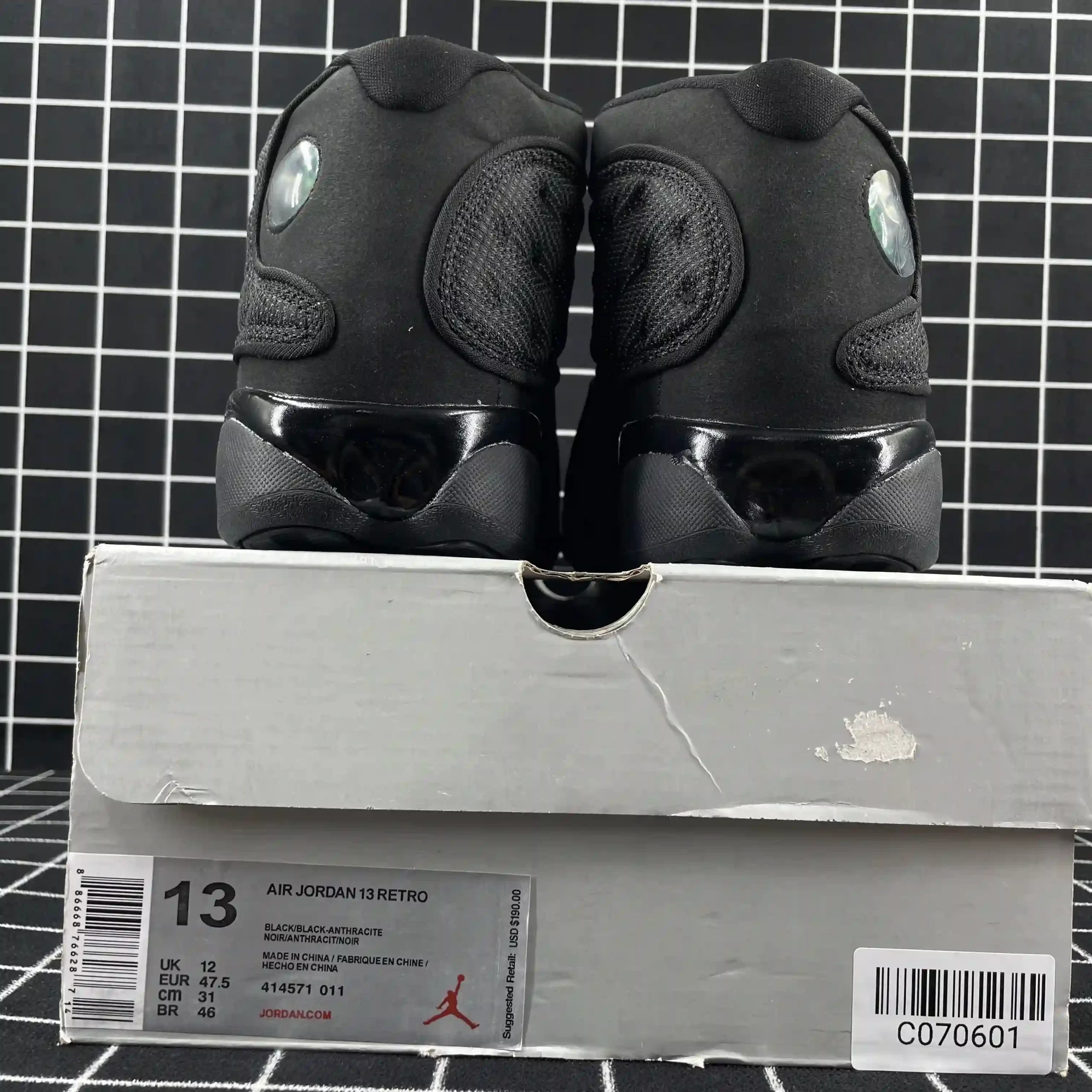 Jordan 13 Retro Black Cat 2017 Replica