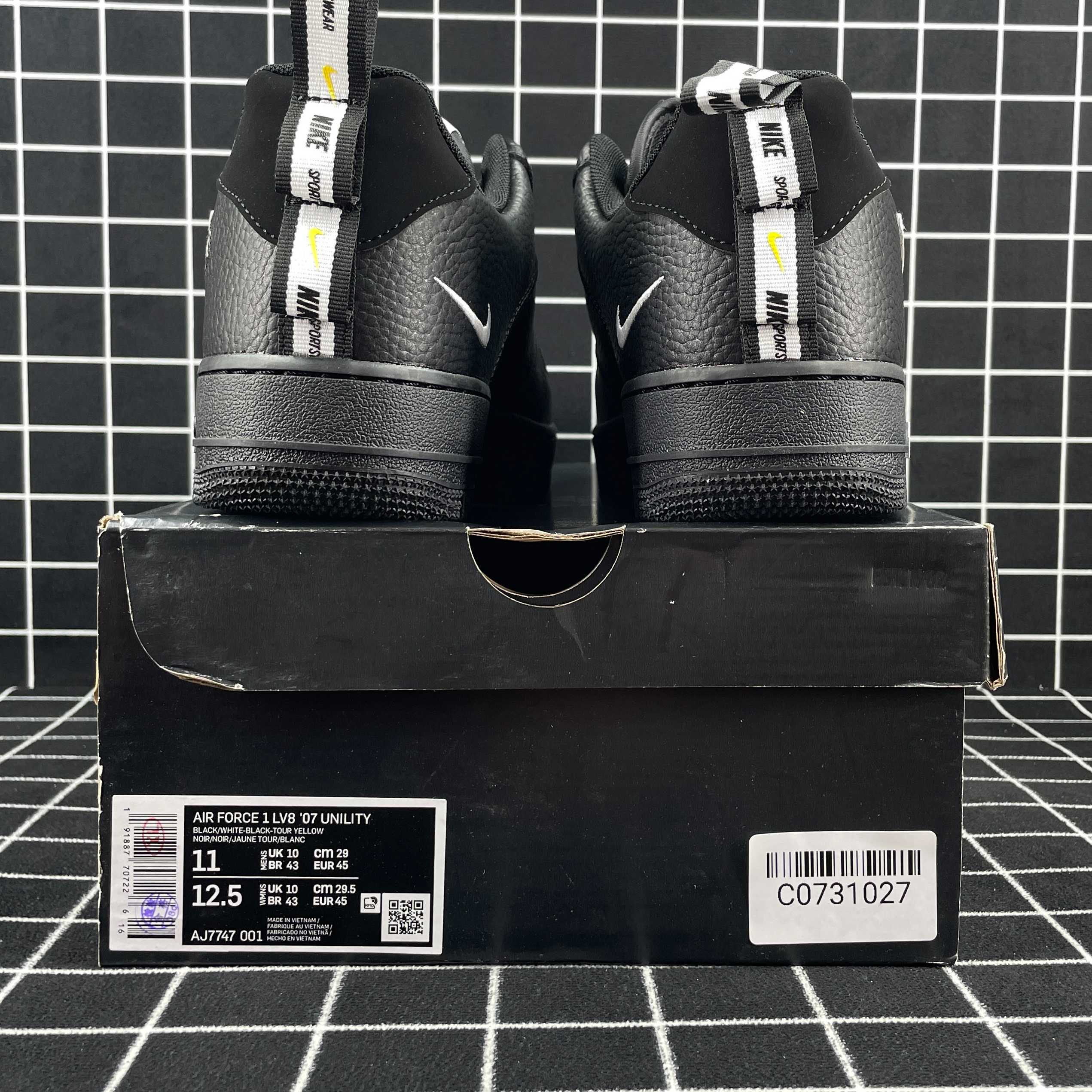 Nike Air Force 1 Low Utility Black White Replica