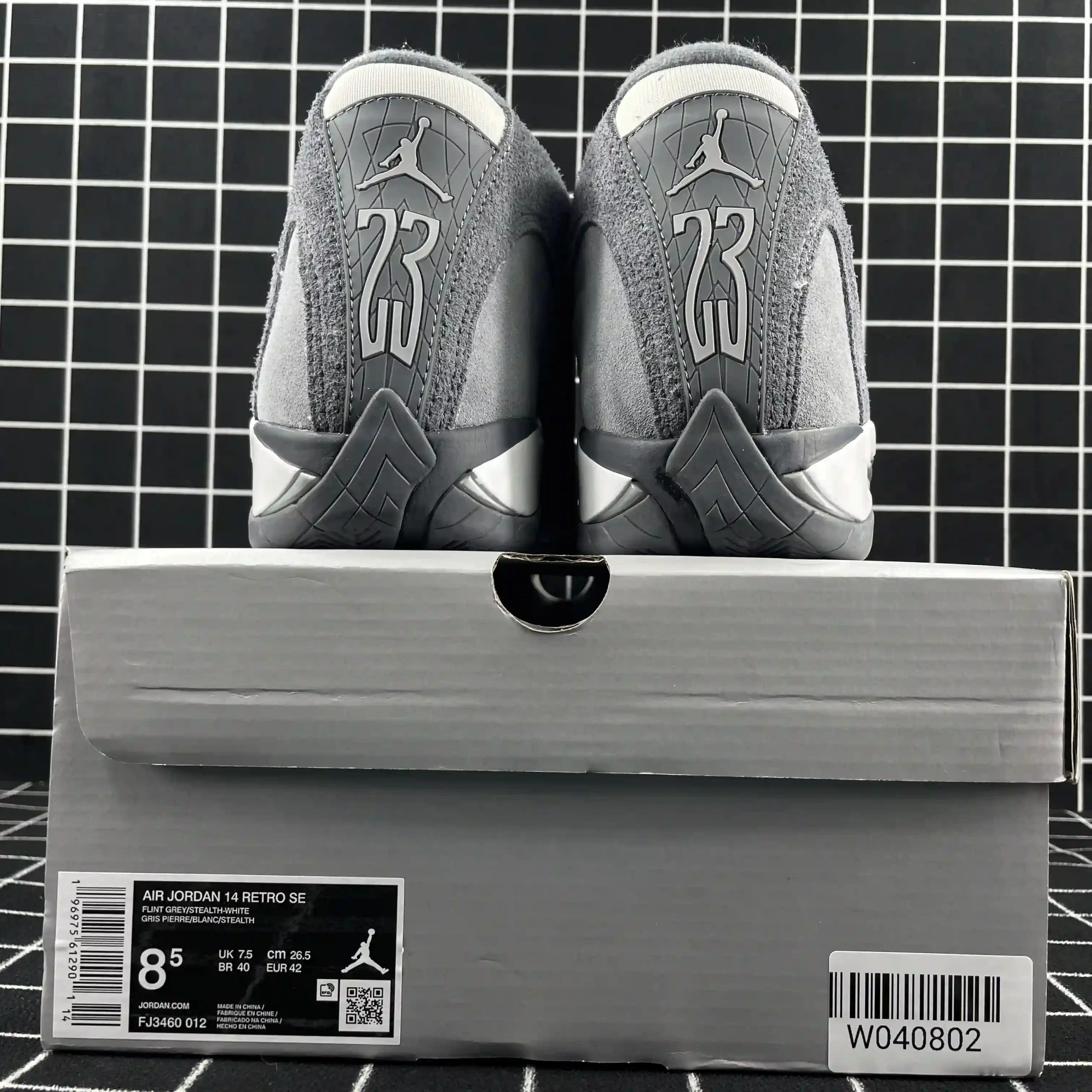Jordan 14 Retro Flint Grey Replica