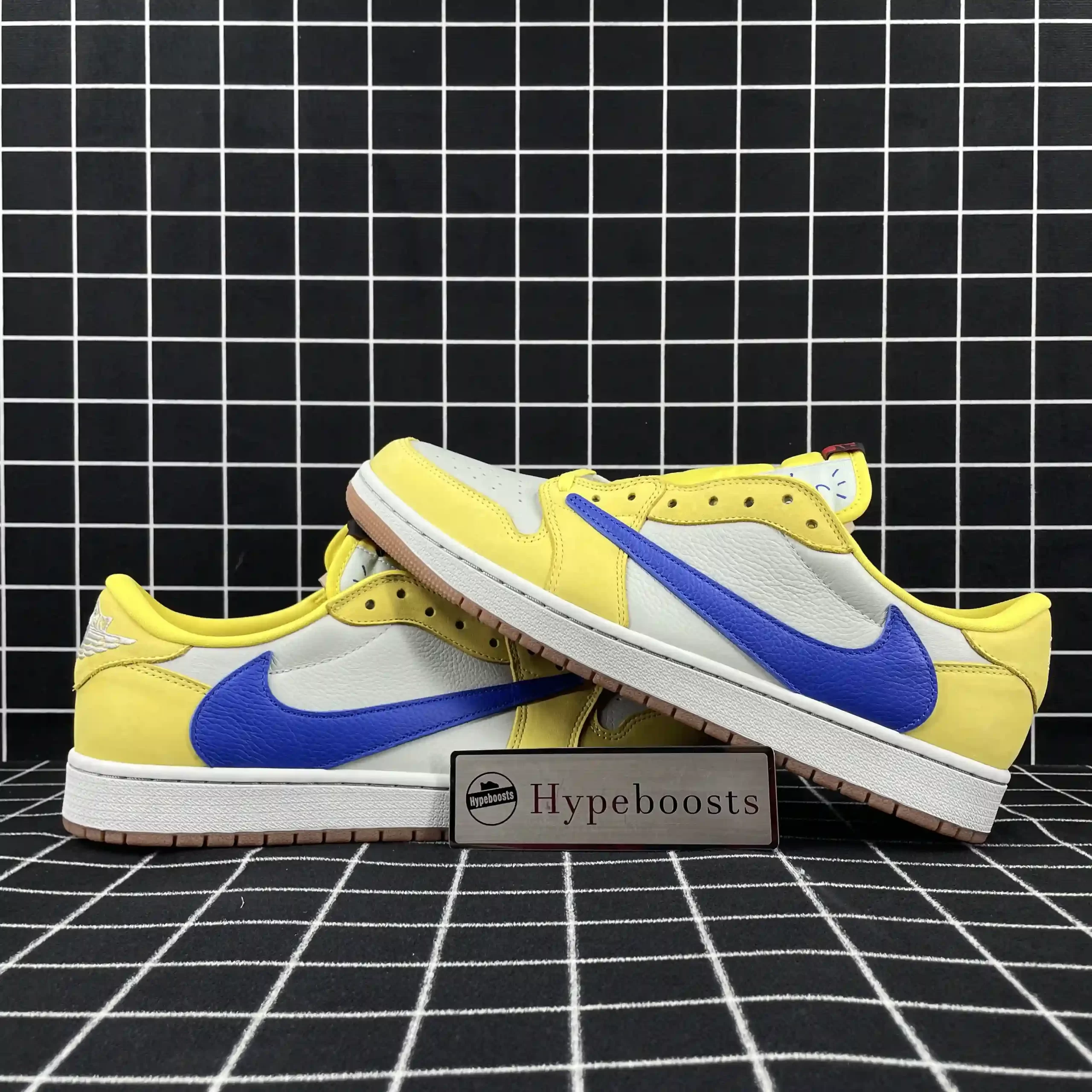 Travis Scott x Air Jordan 1 Low OG Canary Replica
