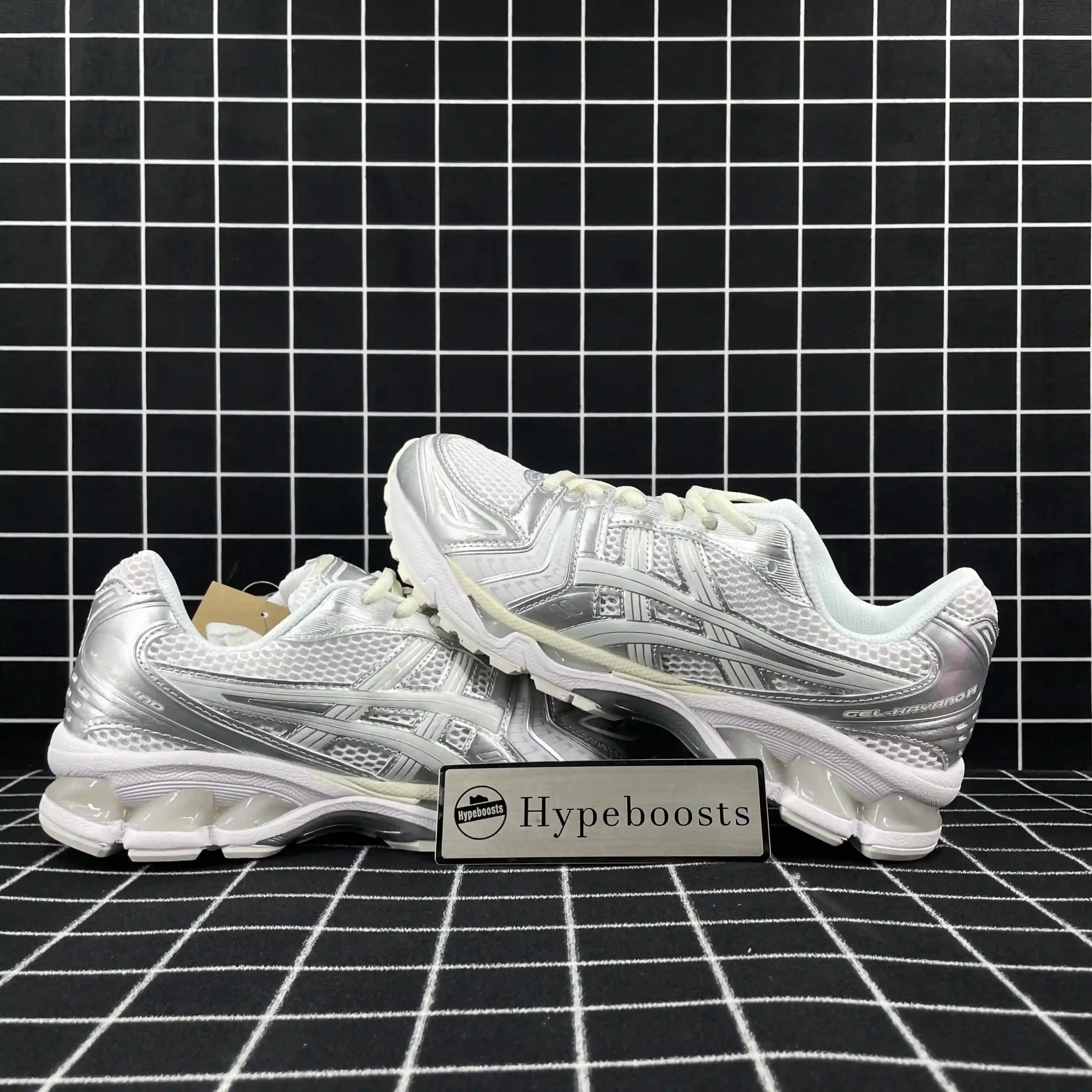 As*ic*s gel-kayano 14 jjjjound silver white