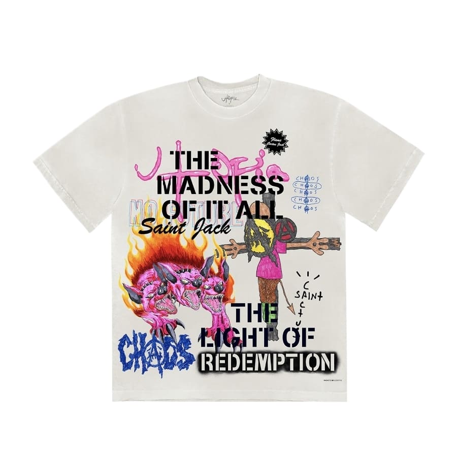 Travis Scott Utopia X St Michael Tee