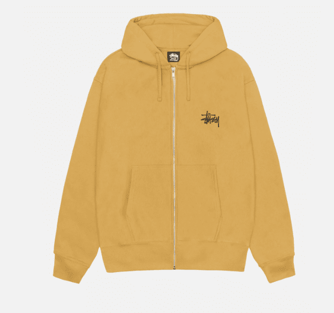 Basic Stüssy Zip Hoodie