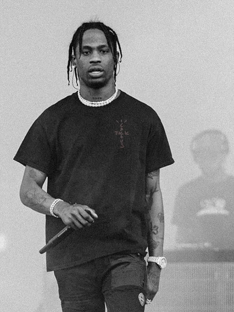 Travis Scott Minimal Basic Bottoming Shirt