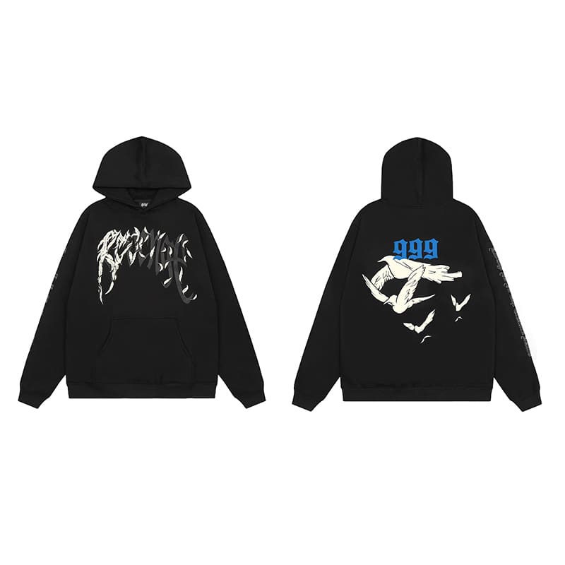 Revenge Keel Smoke Skull Hoodie