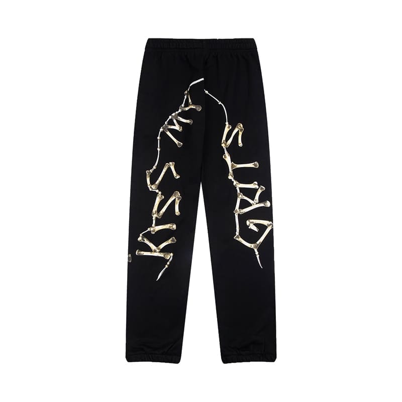 Denim Tears Skeleton Letter Print Pants