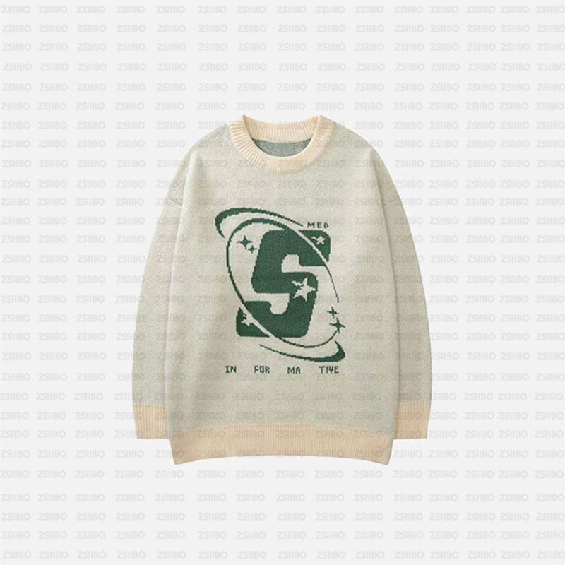 2024 Fashion Trendy Crew Neck Sweater