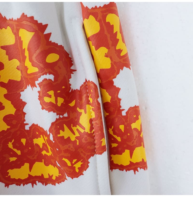 Denim Tears Kapok Flame Print Shorts