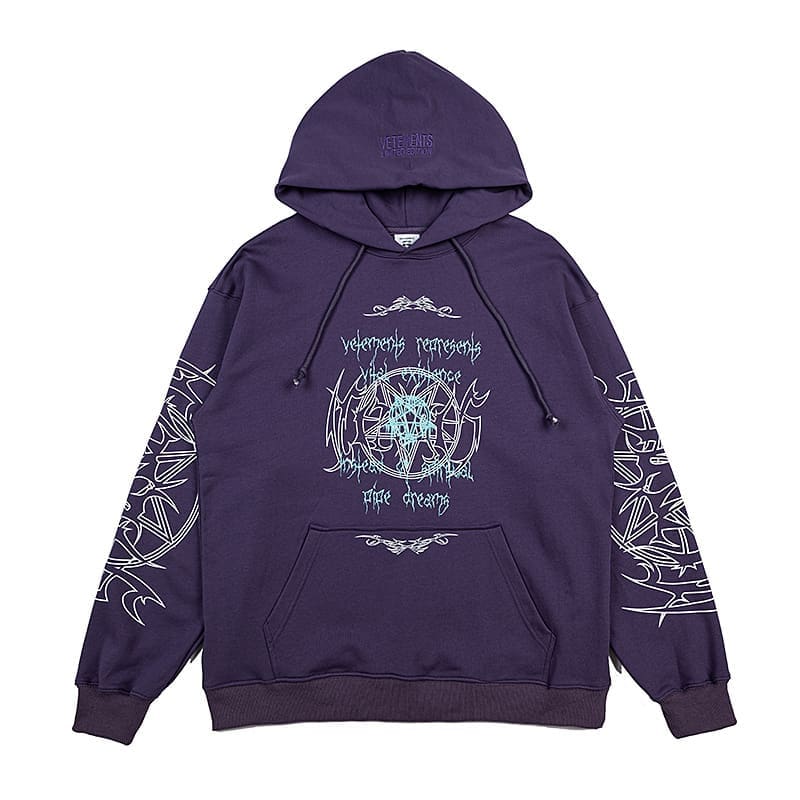 Vetements Express Letter Print Hoodie