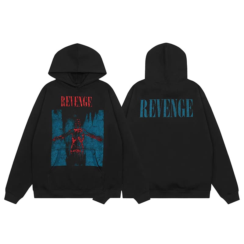 Revenge Keel Smoke Skull Hoodie