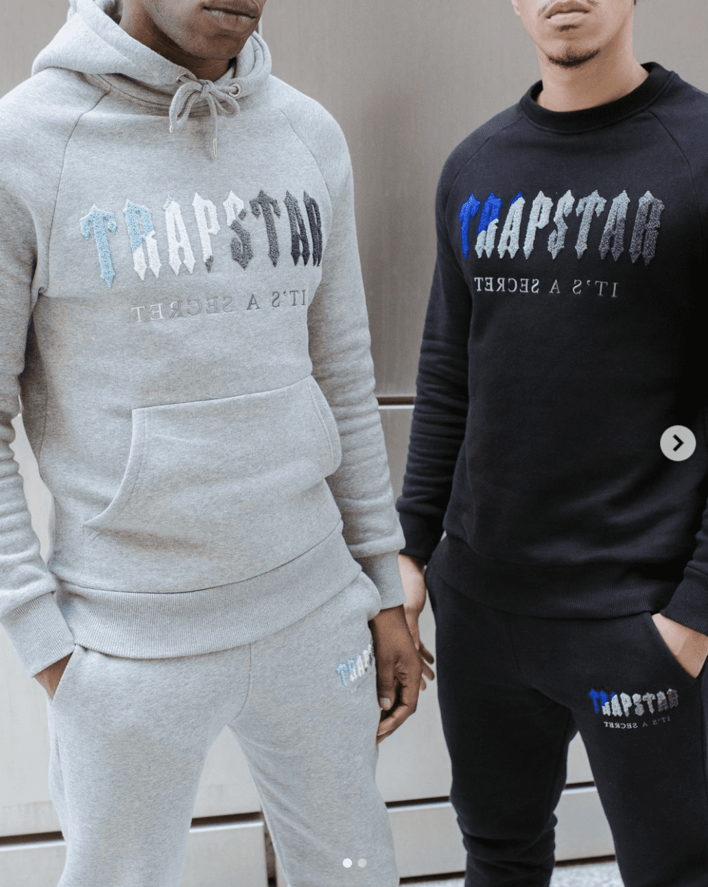 Trapstar Blue White Towel Embroidery Sweatsuit