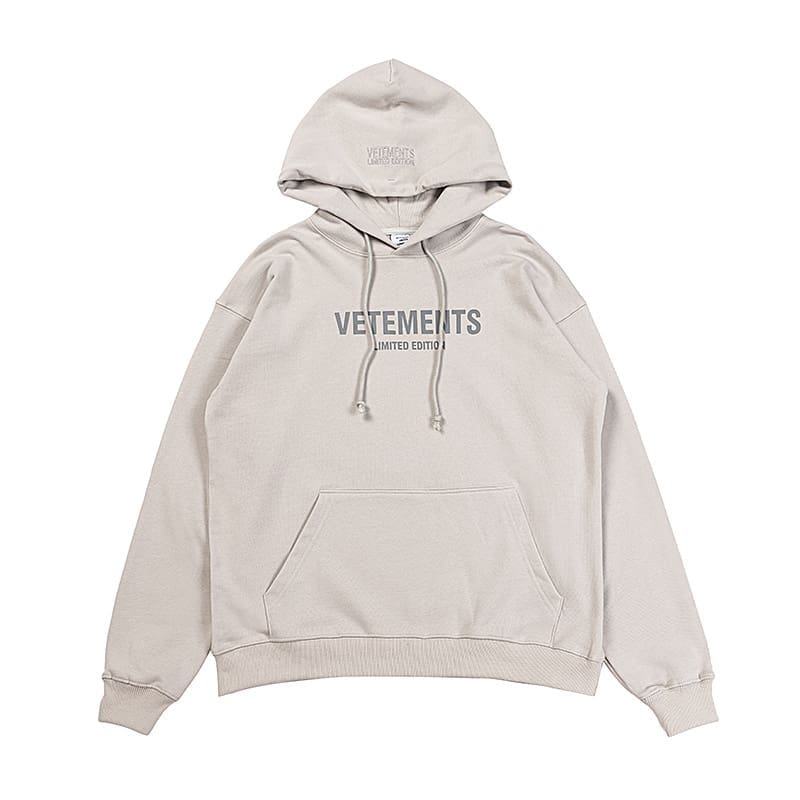 Vetements Express Letter Print Hoodie