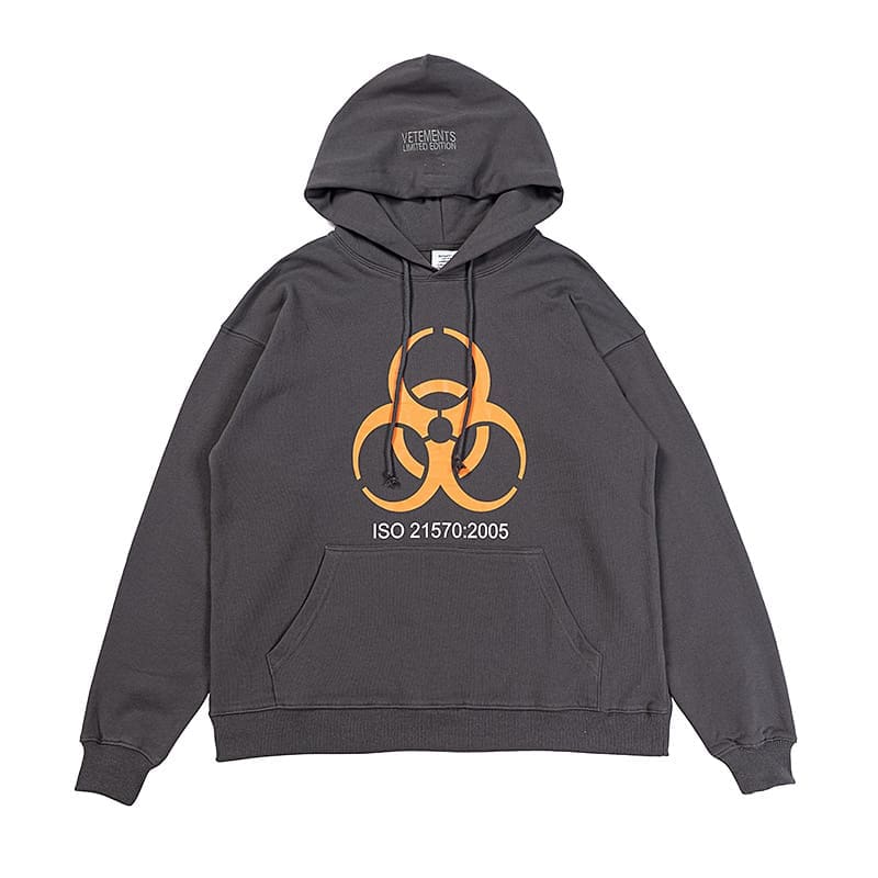 Vetements Express Letter Print Hoodie