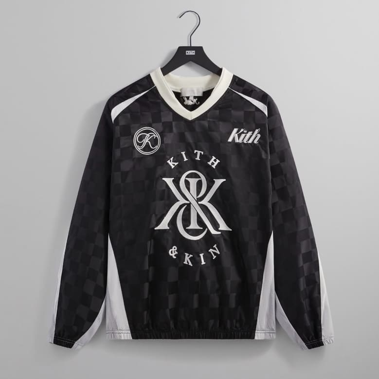Kith Checkered Satin Dayton Combo Pullover