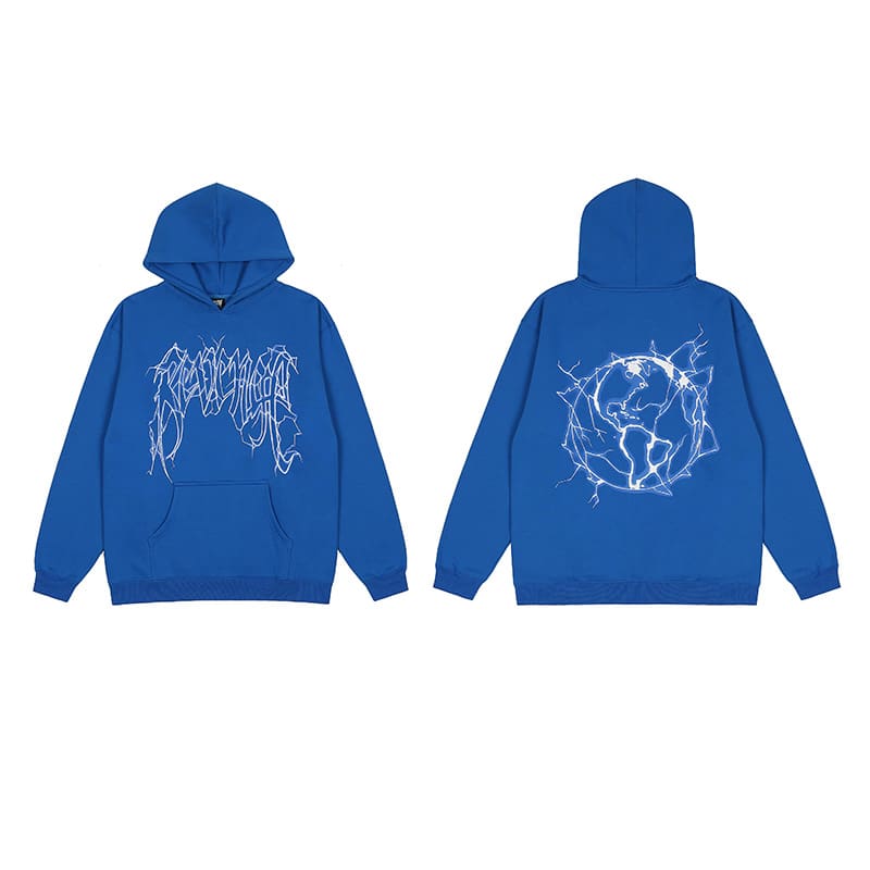 Revenge Keel Smoke Skull Hoodie