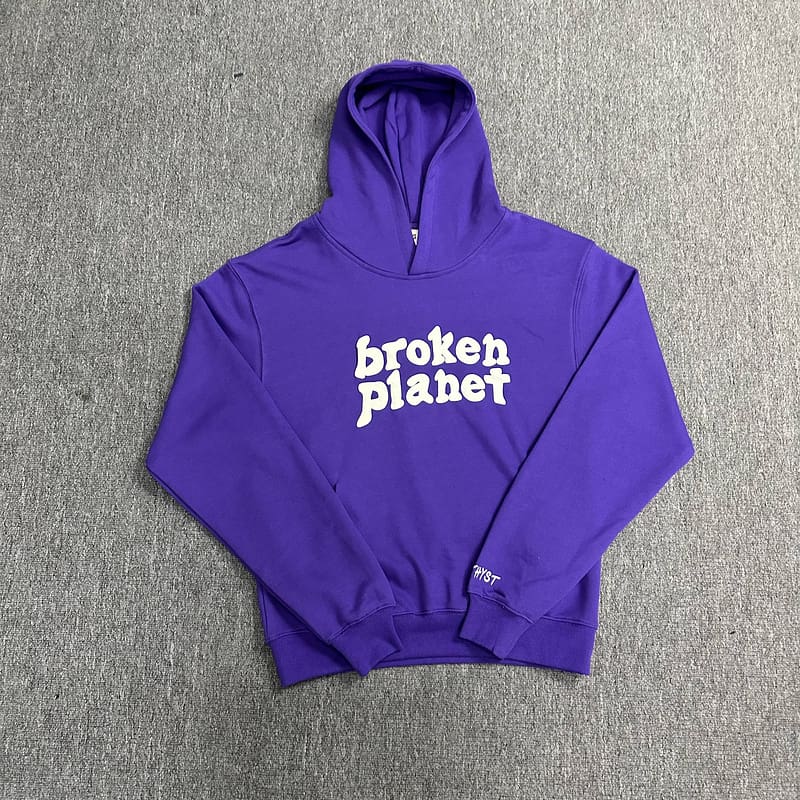 Broken Planet Puff Print Hoodie 1