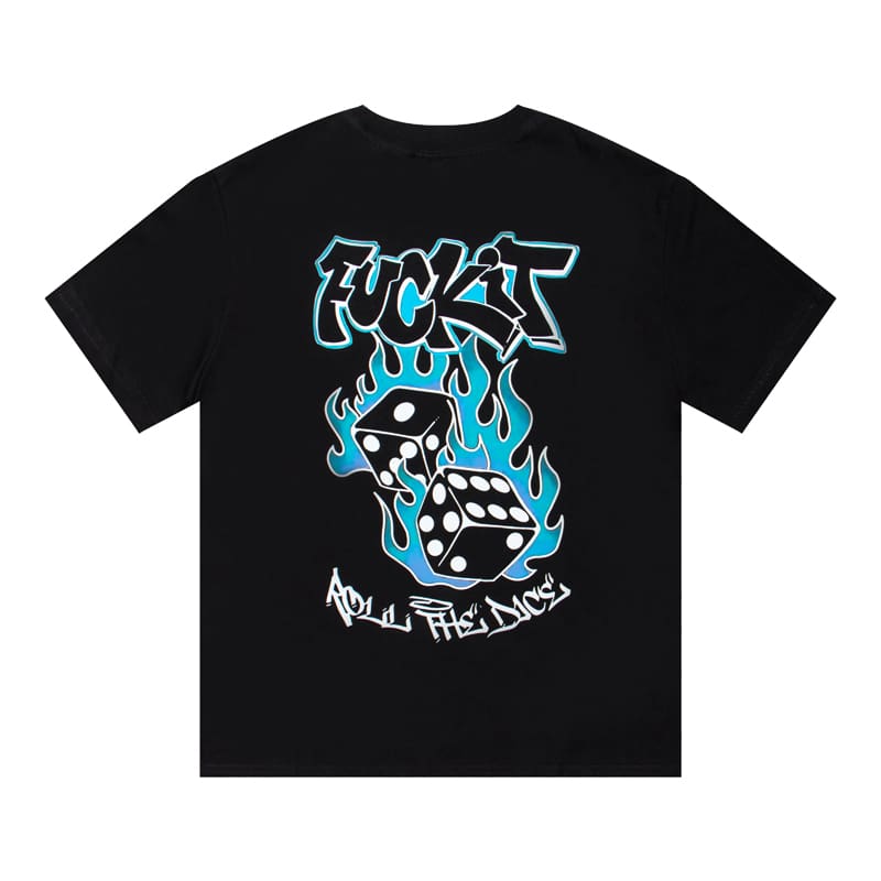 Trapstar Flame Dice Hd Print Tee