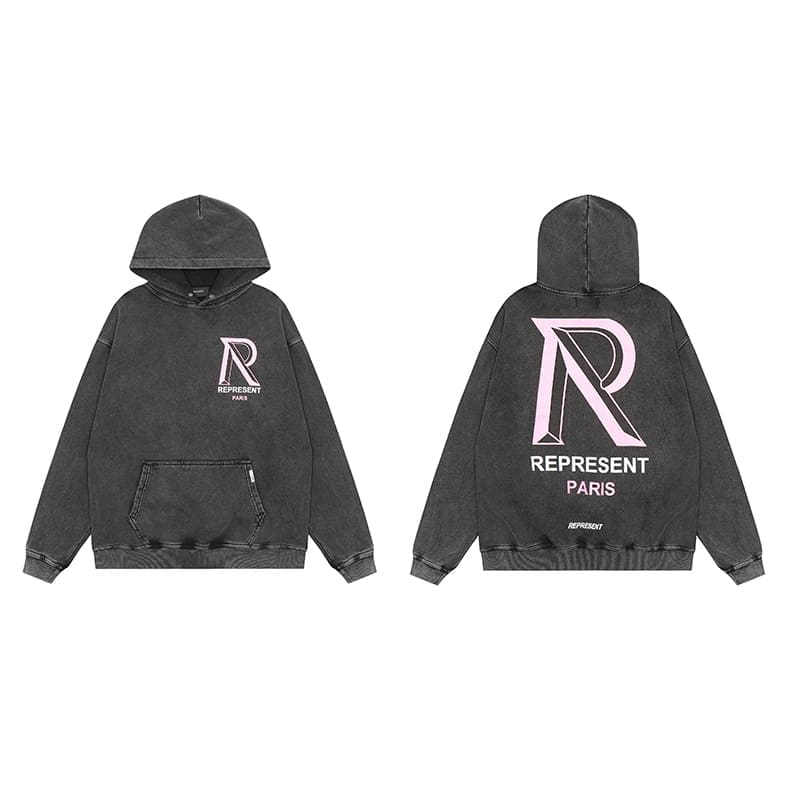 Represent Vintage Washed Doberman Pinscher Hoodie 2