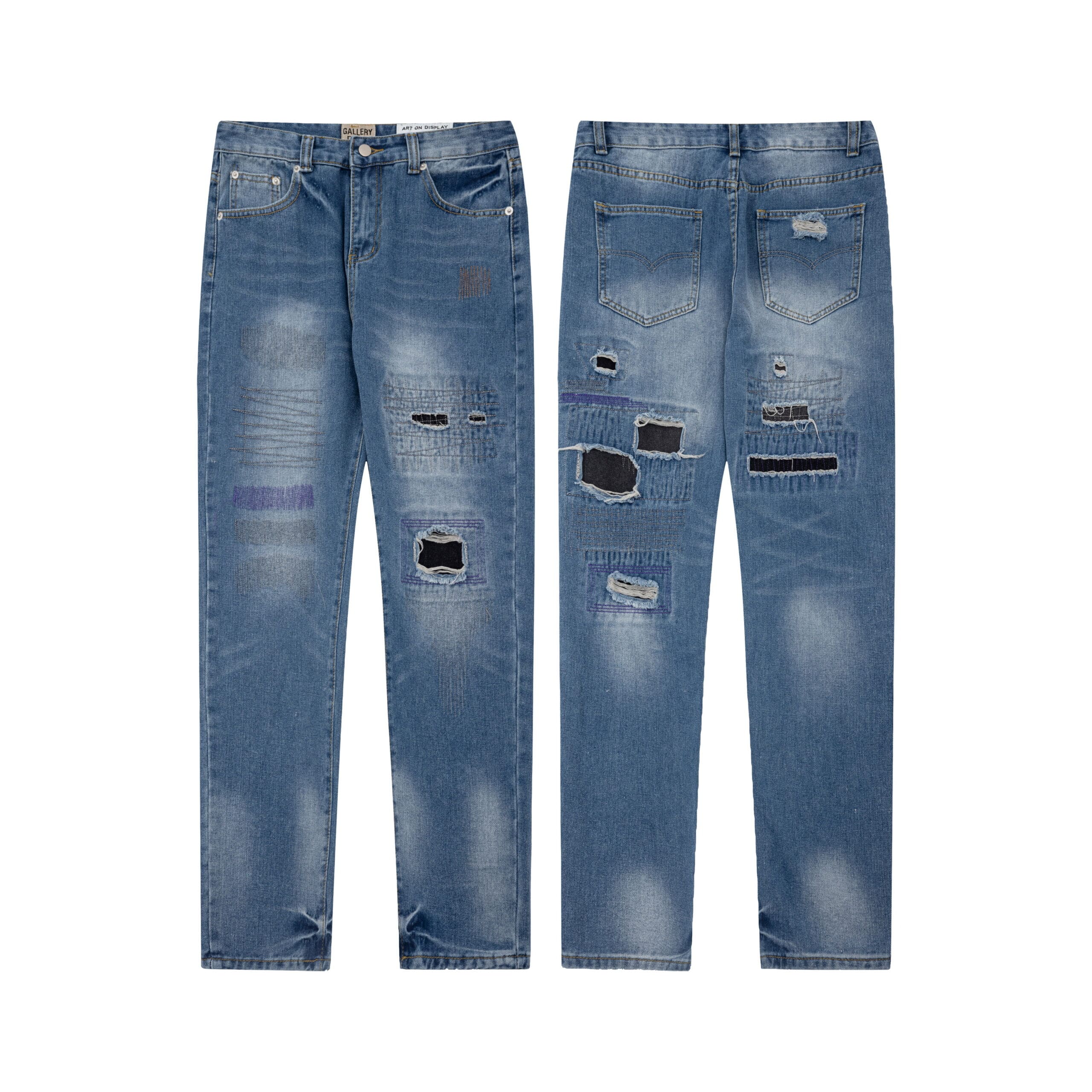 Gallery Dept Paint-Splashing Style Jeans