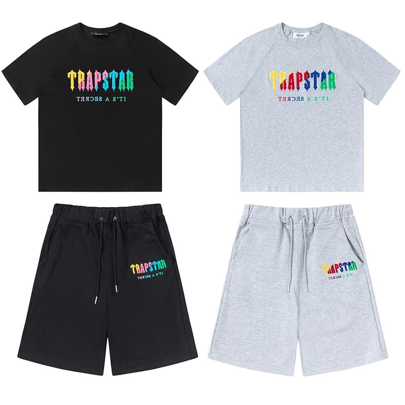 Trapstar Rainbow Color Towel Embroidery Outfit