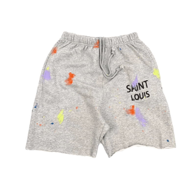 sssaint L**is paint-splashing shorts