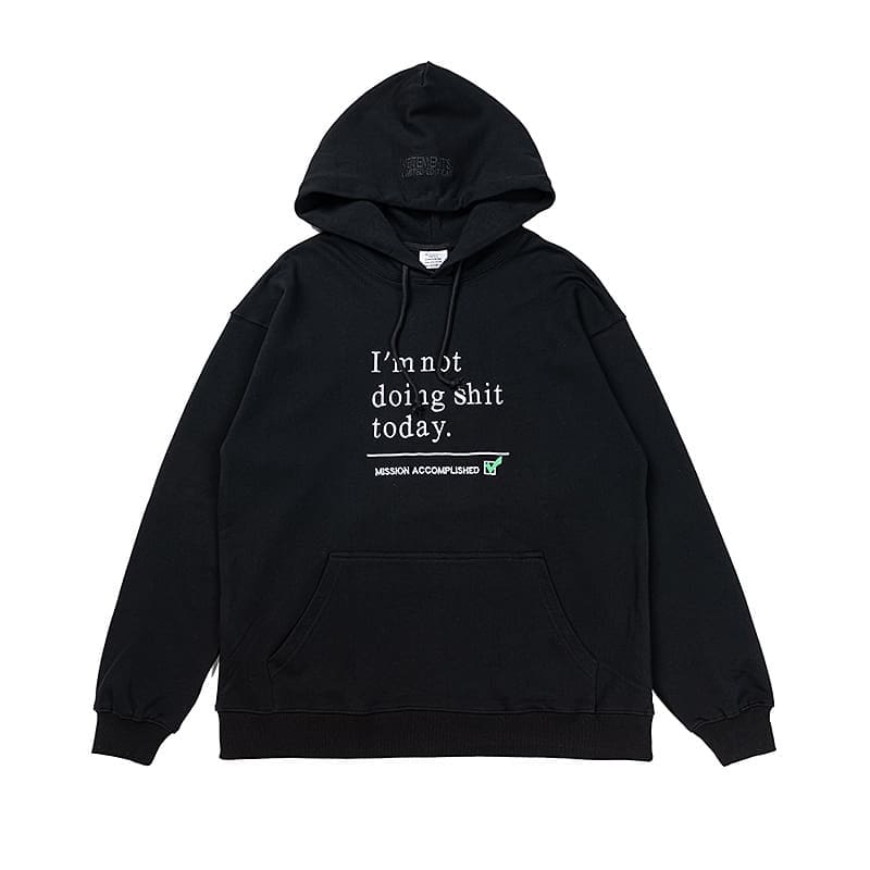 Vetements Express Letter Print Hoodie