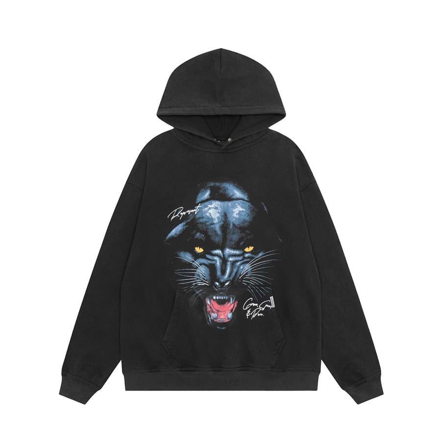 Represent Vintage Washed Doberman Pinscher Hoodie 2
