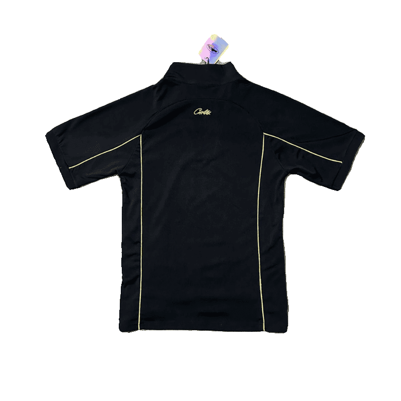 Corteiz Maychao Devil Island Flocked Soccer Tee