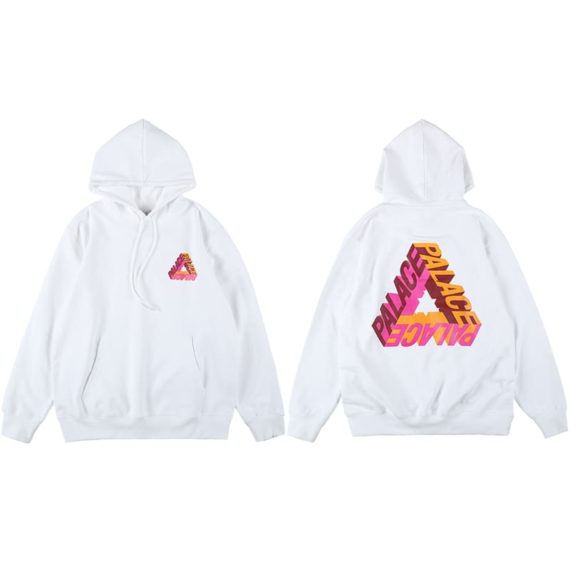 European Skateboard Triangle Print Hoodie