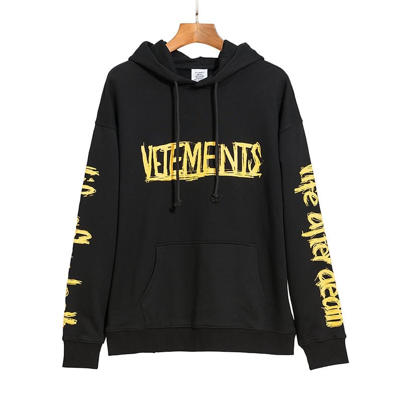 Vetements Express Letter Print Hoodie